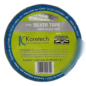 Silver Tape Multiuso 48mm X 5m Reparador Lona Tecidos