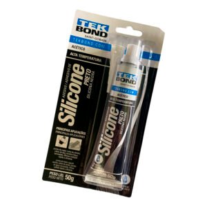 Silicone Acético Alta Temperatura Preto