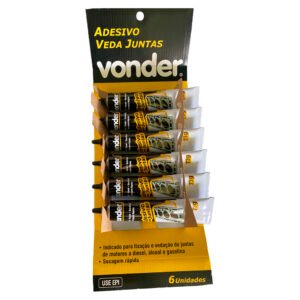 Adesivo Cola Junta Kit 6 Peças Vonder