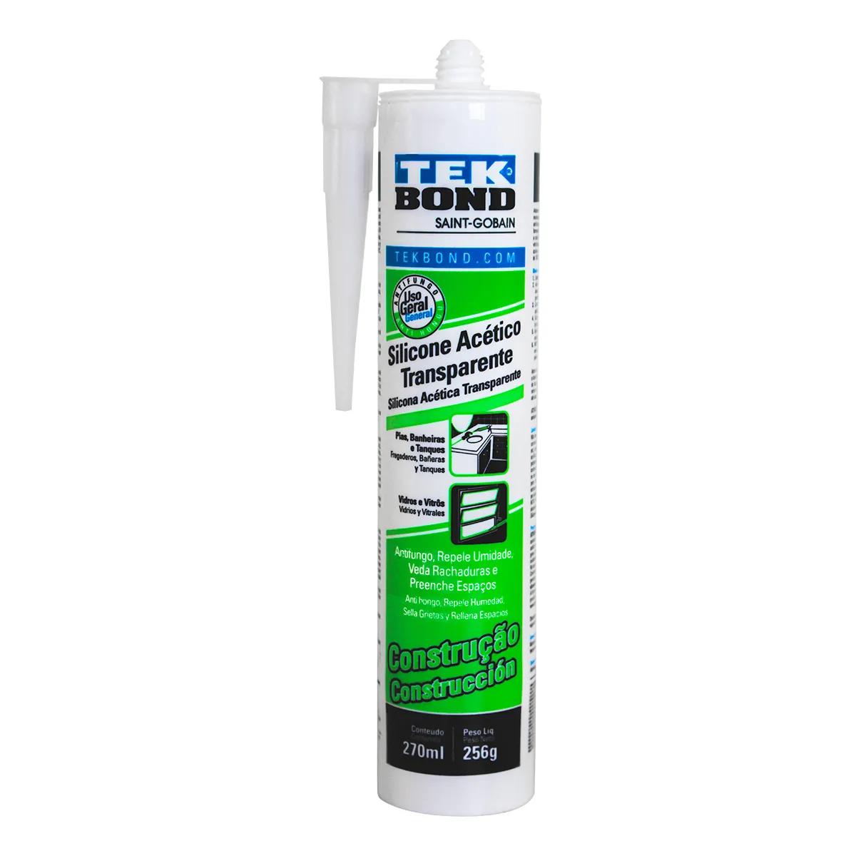 Silicone Acético Incolor 270ml TekBond