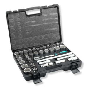 Jogo de Soquetes Estriados de 1/2 Pol. com 39 Peças e Maleta - STELS-135789