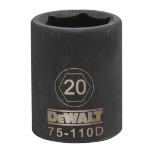 Soquete de Impacto 1/2 curto  20 MM- DWMT75110OSP